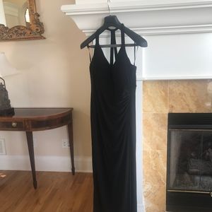 Simple and Elegant Long Black Dress